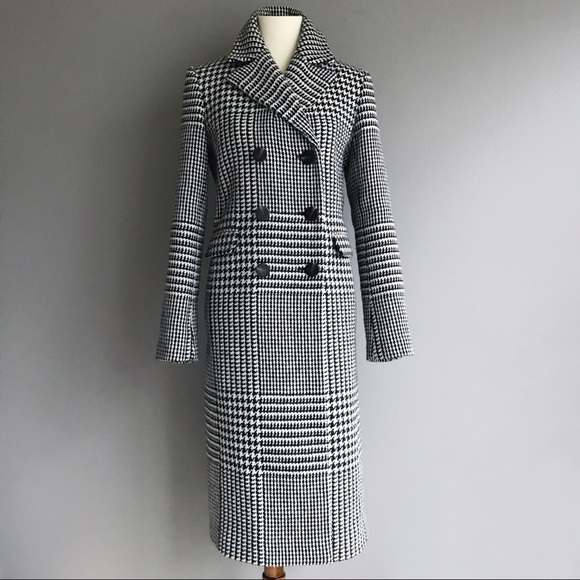 ann taylor houndstooth coat